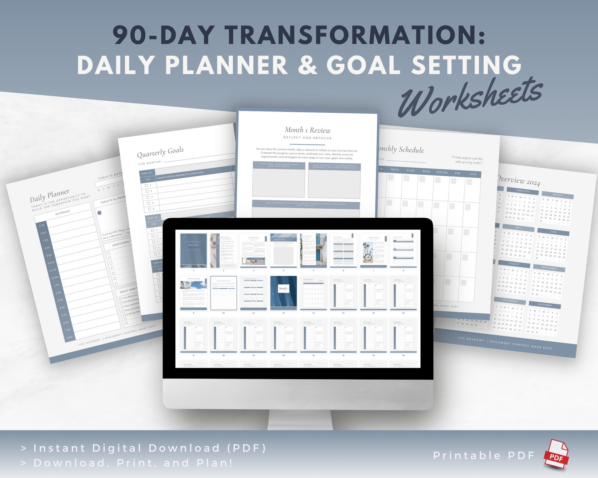 Undated Daily Planner